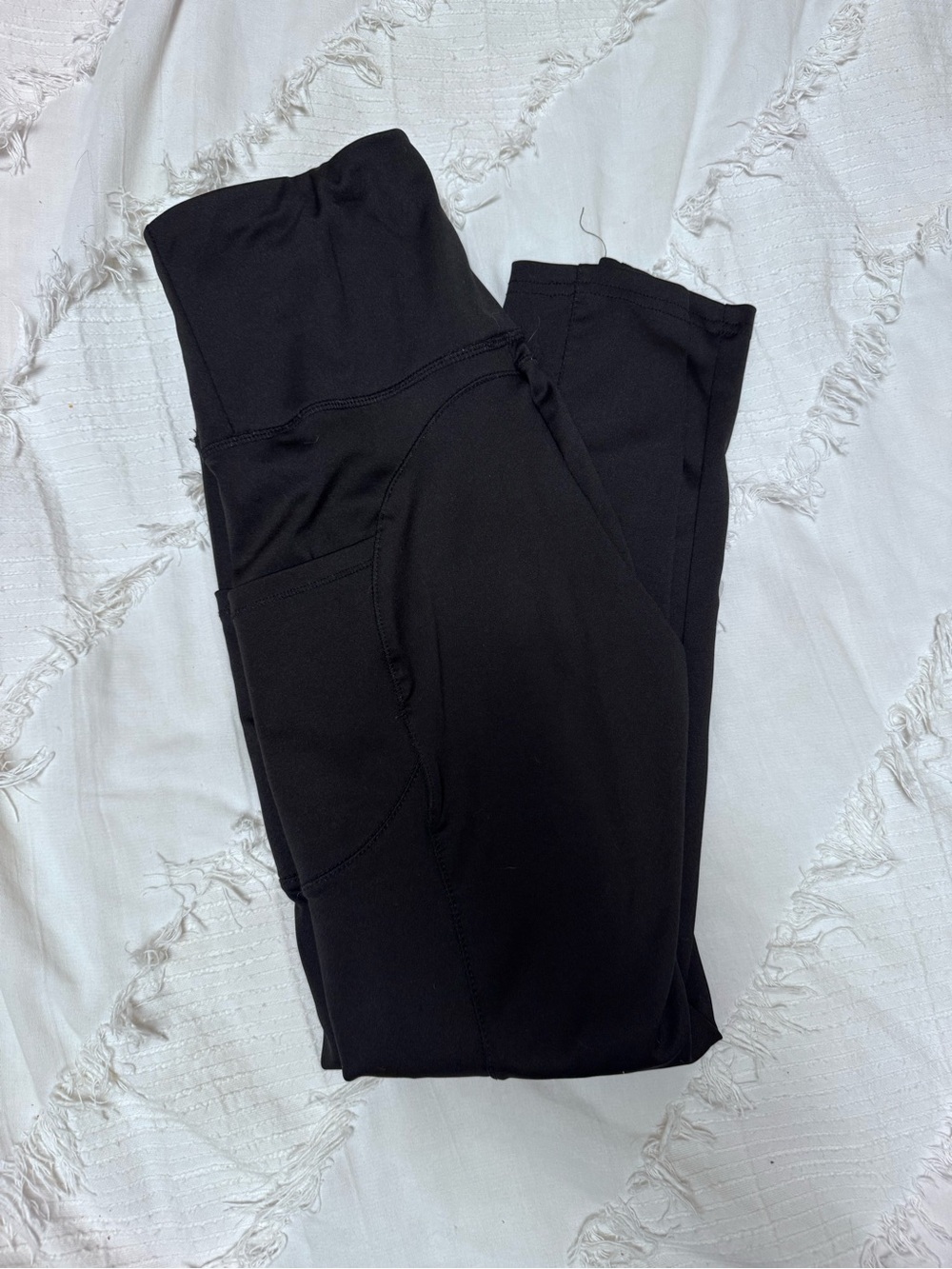ShoSho Black High-Waist Pocket Leggings
